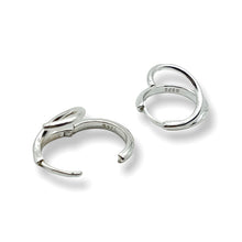 Load image into Gallery viewer, 925 Curvy Hinged Hoop Earring