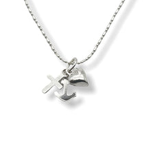 Load image into Gallery viewer, 925 Trio Charm Necklace