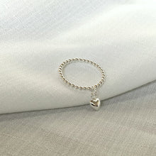 Load image into Gallery viewer, 925 Heart Charm Ring