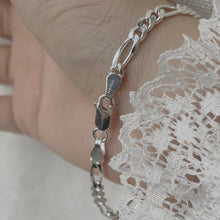 Load image into Gallery viewer, 925 Italian Figaro Bracelet