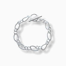 Load image into Gallery viewer, 925 Infinity Toggle Bracelet