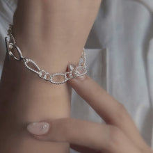 Load image into Gallery viewer, 925 Infinity Toggle Bracelet