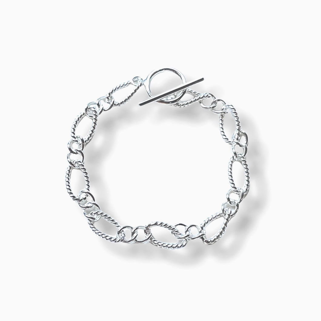 925 Infinity Toggle Bracelet